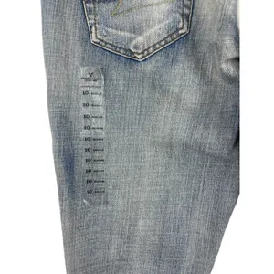 VTG American Eagle 90s Y2K Antique Wash Super Low Rise Skinny Flare 10R NOS thumbnail 8