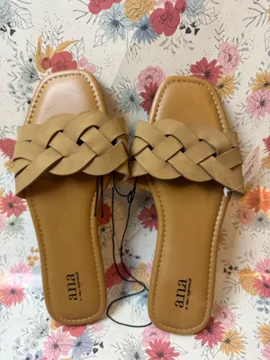 a.n.a Braided Tan Sandals thumbnail 1