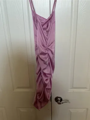 Forever 21 Dusty Lavender Satin Slip Dress thumbnail 5