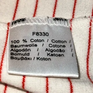 Lacoste Cream and Red Striped Top thumbnail 12