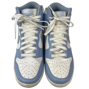 Nike Dunk High Womens White Aluminum Leather Lace Up Athletic Sneakers Shoes 7 thumbnail 2