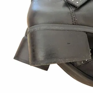 Steve Madden black studded rock leather Moto "Glori" boots women US 7M thumbnail 11