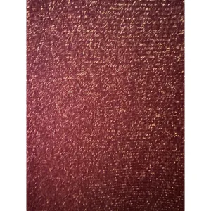 Shein Burgundy Sheer Ruffle Edge Long Sleeve Sparkly Layer thumbnail 3