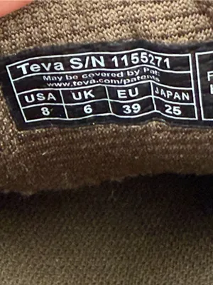 Teva Women's Ellwood Slip-Resistant Hiking Sneakers US8 Burnt Olive $100 thumbnail 6