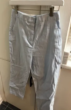 Zara Light Blue Pants thumbnail 1