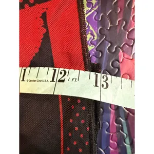 edikted Red Black Graphic Lace Up Mini Skirt missing lace vintage‎ thumbnail 8