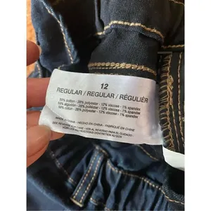 NWT VINTAGE AMERICA Jeans Pants Denim Paperbag Waist 80s Retro Size 12 thumbnail 3