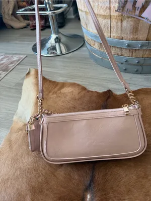ALDO Blush Pink Convertible Shoulder Bag / Crossbody w Cherry Charm/Cardholder thumbnail 7