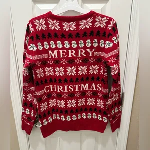 PULL & BEAR Christmas Sweater Size Large women’s Medium Men’s Mex (38) thumbnail 3