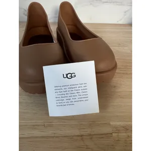 UGG UGGguard Chestnut Brown Rubber Boot Protector Galoshes Shoe Cover thumbnail 4