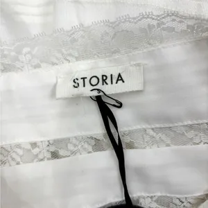 Storia NWT‎ White Lace Buttons Mini Babydoll Dress Women's Small thumbnail 10