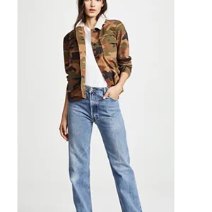 NWT Madewell Northward Camo Army Shirt Jacket Shearling Collar Cotton thumbnail 10