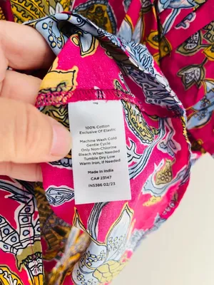 Talbots Sz L Pink Pleated Sleeve Top - Lively Floral Button Down thumbnail 9
