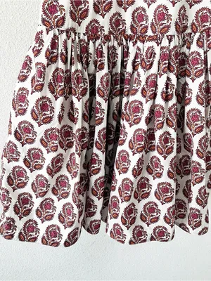 J.Crew Bouquet Block Print Cotton Poplin Cottagecore Vacation Floral Mini Dress thumbnail 5