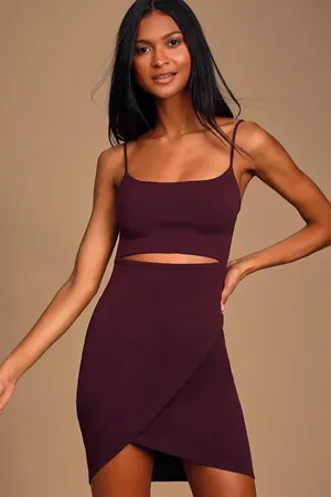 Lulus Purple Cutout Bodycon Dress thumbnail 1