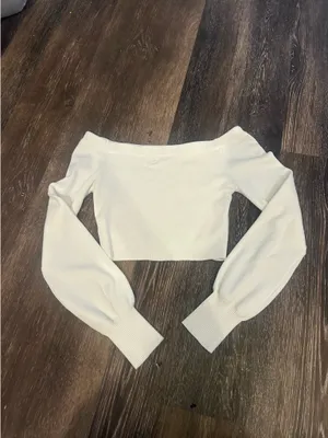 Garage Cream Off the Shoulder Top thumbnail 3