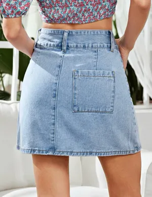 Jean Skirt thumbnail 2