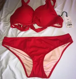 Target BRAND NEW-   Red Bikini Set thumbnail 1
