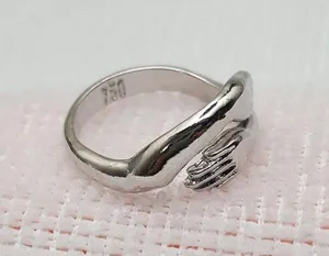 Silver Adjustable Hug Ring thumbnail 3