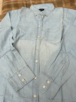 J. Crew Light Blue Button-Down Shirt thumbnail 1