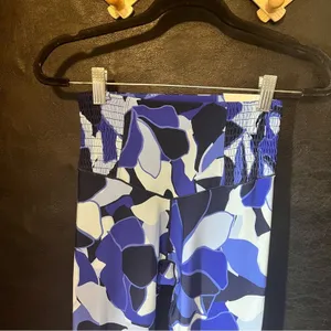 Offline By Aerie‎ Blue Patterned 7/8 Leggings Size Small thumbnail 4