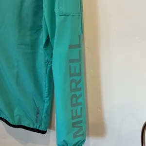 Merrell MQM Ultralite Insulated Full Zip Jacket Ceramic Teal Small NWT JWS25168 thumbnail 2