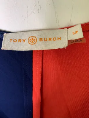 Tory Burch colorblock dress women's size small thumbnail 5