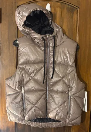 Calvin Klein hooded puffer vest thumbnail 1