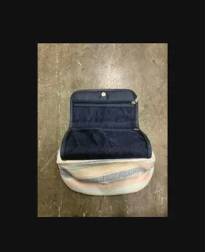 Scunci Striped Valet Organizer Makeup Bag. Multiple thumbnail 3