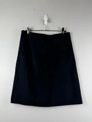 Tory Burch black wool front button skirt size 2 thumbnail 2