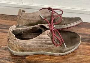 Merrell Shoes Womens 7 Ashland Tie Oxford Sneakers Brown Lace Up Low Top J42518 thumbnail 1