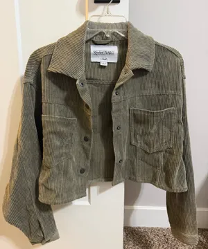 Green corduroy jacket thumbnail 1