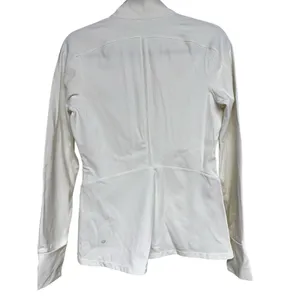 Lululemon‎ Sleek Essentials Jacket White Women's Size 10 thumbnail 2