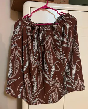 Paisley Knee Length Skirt  thumbnail 3