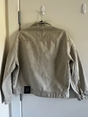 Afends Jean Jacket Gray Size XS thumbnail 3