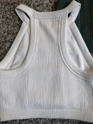 White Crop Tank thumbnail 2