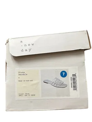 A New Day Fiona Bone Cutout Slide Sandals Size 7 NIB thumbnail 8