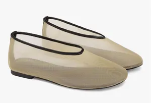 Mesh flats Tan Size 6 thumbnail 2
