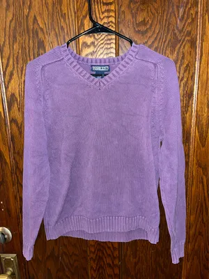 Purple Lands' End Sweater thumbnail 1