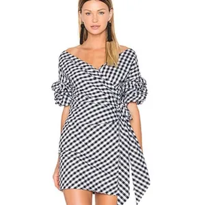 Fame and Partners x Revolve Gingham Russo Mini Dress thumbnail 9