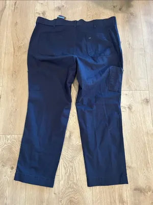 Lee® Women's Plus Ultra Lux Comfort Flex-To-Go Utility Pant Mood Indigo, 24W NWT thumbnail 5