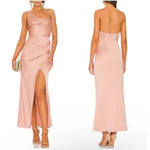 Significant Other Aria Draped Asymmetrical Gown Women's‎ 6 Nougat Formal thumbnail 2
