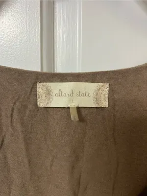 Altar'd State Brown Crochet Overlay Camisole thumbnail 2