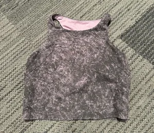 Lululemon Gray Pattern Tank thumbnail 1