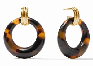 NWOT Julie Vos Doorknocker Earring thumbnail 1