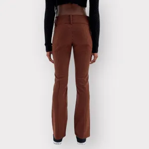 Urban Outfitters Pants‎ Gingham Plaid Black Brown Flared Leg Size 2 Preppy Retro thumbnail 3