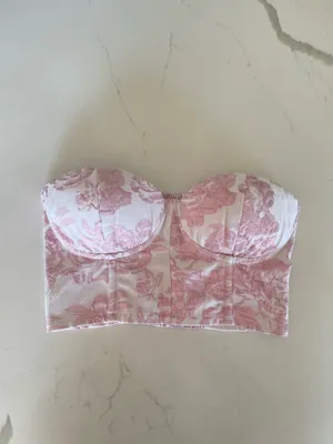 Altar'd State Corset Top Floral thumbnail 7