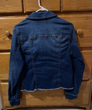 Denim Jean Jacket Blue Size M thumbnail 2