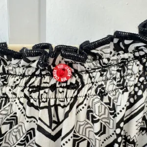 Red Carter Black White Geometric‎ Tribal Tassel Halter Maxi Dress US Large Boho thumbnail 8