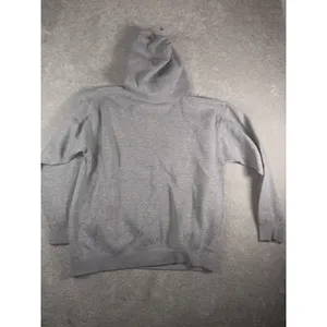 John Galt Silver New York Oversized Hoodie Women OS Cotton Pullover thumbnail 10